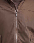 Men's Smart Bomber Jacket with Hidden Hood and Magnetic Closures - 6
