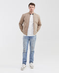 Men's Lightweight Western-Yoke Quilted Bomber Jacket 622G010 - 2