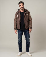Men's Bomber Jacket - Brown 63_622H006_CAF181024_4