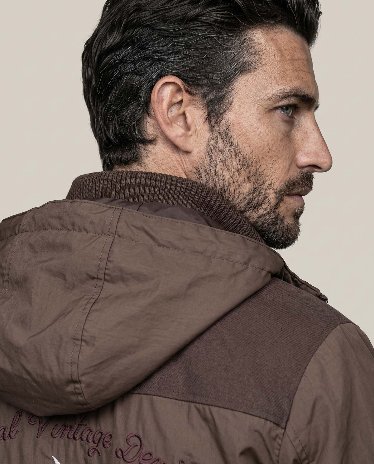 Men's Bomber Jacket - Brown 63_622H006_CAF181024_7