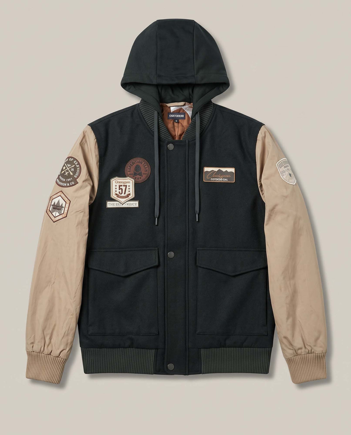 Men's Bomber Jacket - Green 63_622H006_VER195350_3