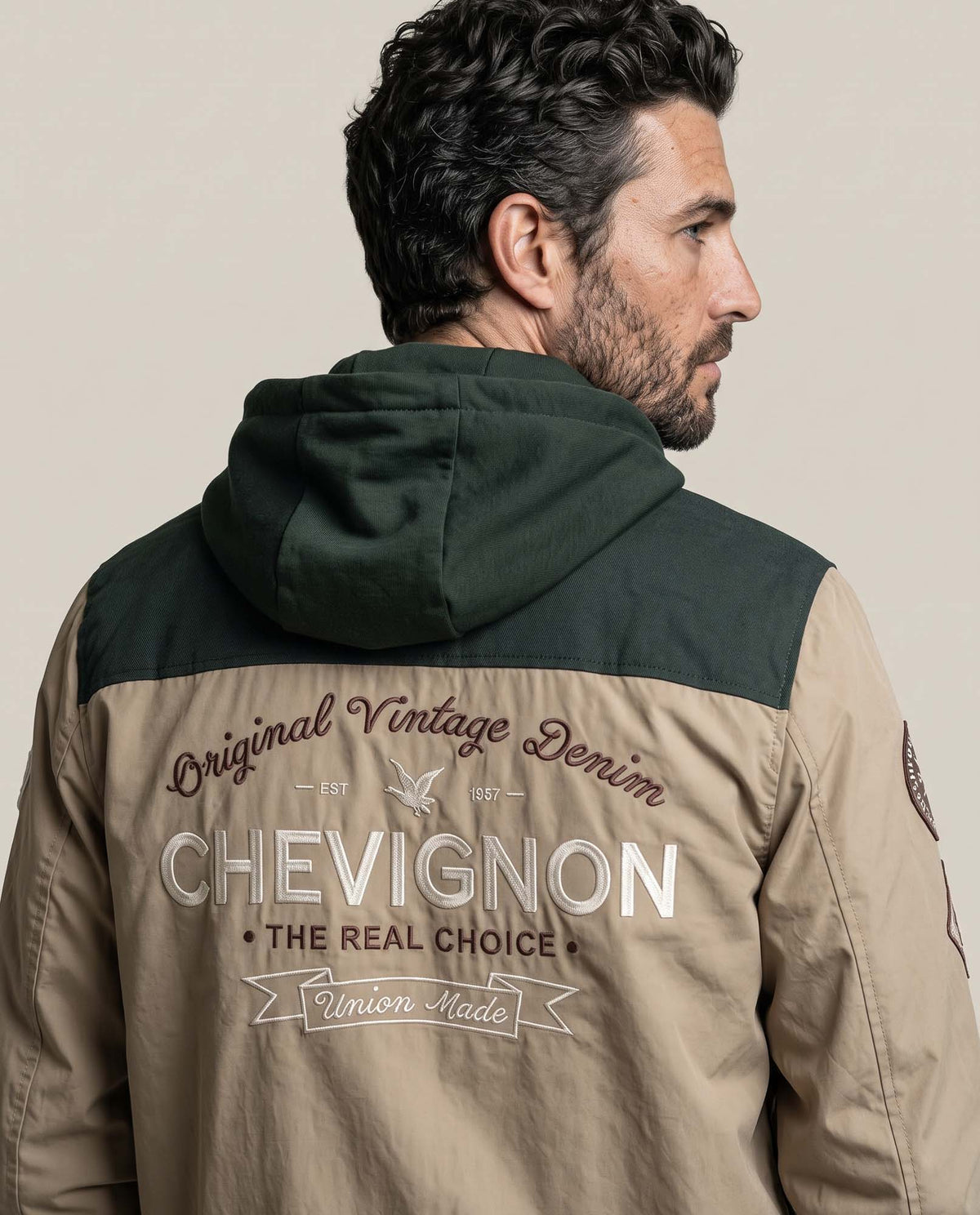 Men's Bomber Jacket - Green 63_622H006_VER195350_6