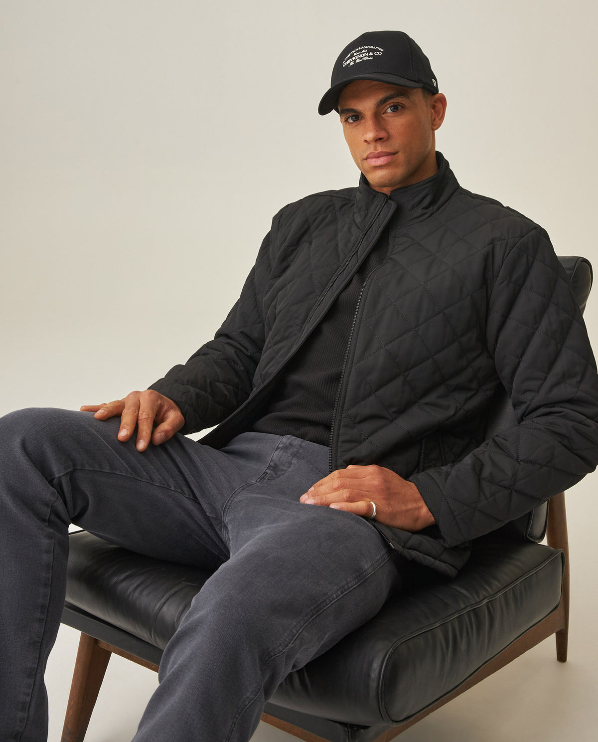 Men´s Quilted Jacket - Black 63_622H012_NEG194007_0