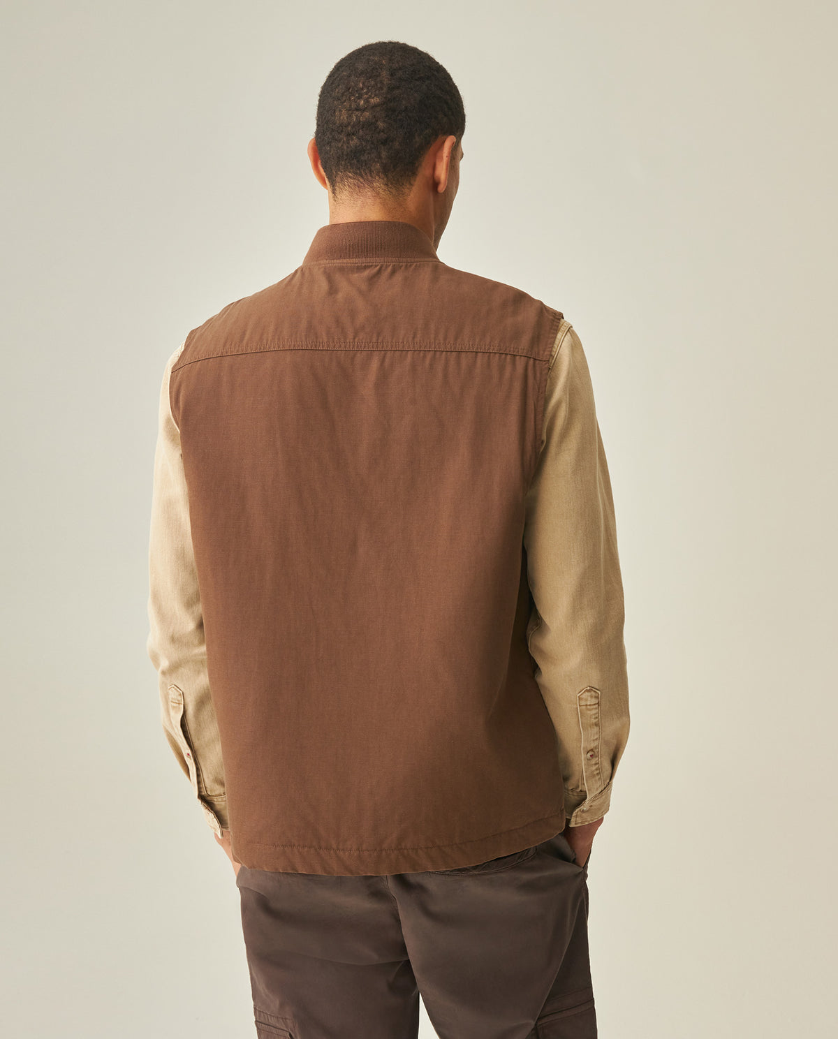 Vest for Men - Brown 63_622H020_CAF190916_6