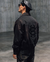 Mens Oversized Lightweight Bomber Jacket - Special Collection - Black 63_624H500_NEG194007_0