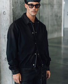Mens Oversized Lightweight Bomber Jacket - Special Collection - Black 63_624H500_NEG194007_3