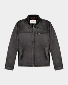 BLOUSON BIKE JACKET IN CHARCOAL