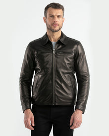 BLOUSON BIKE JACKET IN BLACK