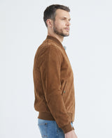 Men's Teddy Jacket Calfskin High Collar - 3