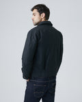 Men's Packable Hood High Neck Jacket in Cotton - 2