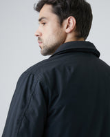 Men's Packable Hood High Neck Jacket in Cotton - 4