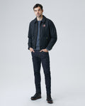 Men's Packable Hood High Neck Jacket in Cotton - 5