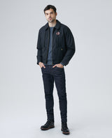 Men's Packable Hood High Neck Jacket in Cotton - 5
