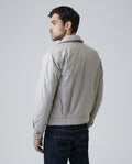 Men's Packable Hood High Neck Jacket in Cotton - 2