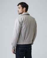 Men's Packable Hood High Neck Jacket in Cotton - 2