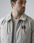 Men's Packable Hood High Neck Jacket in Cotton - 3