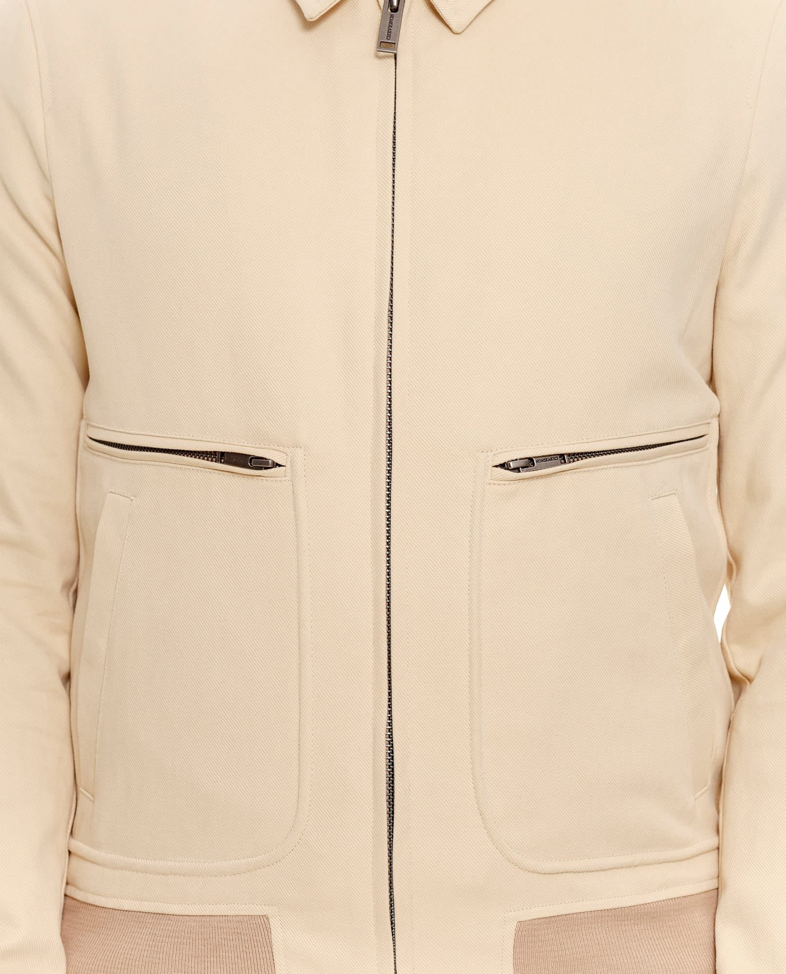 Men's Military Jacket Shirt Collar in Cotton - 3