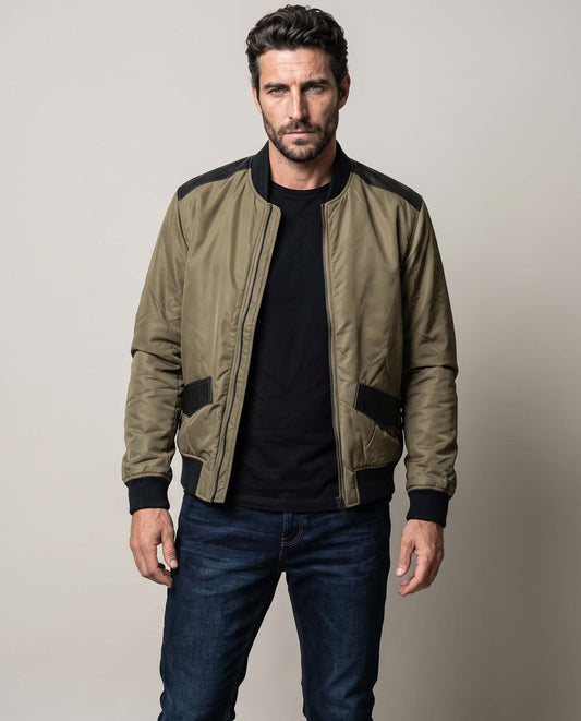 Men´s Bomber Jacket - Khaki 63_627D252_CAQ150309_0