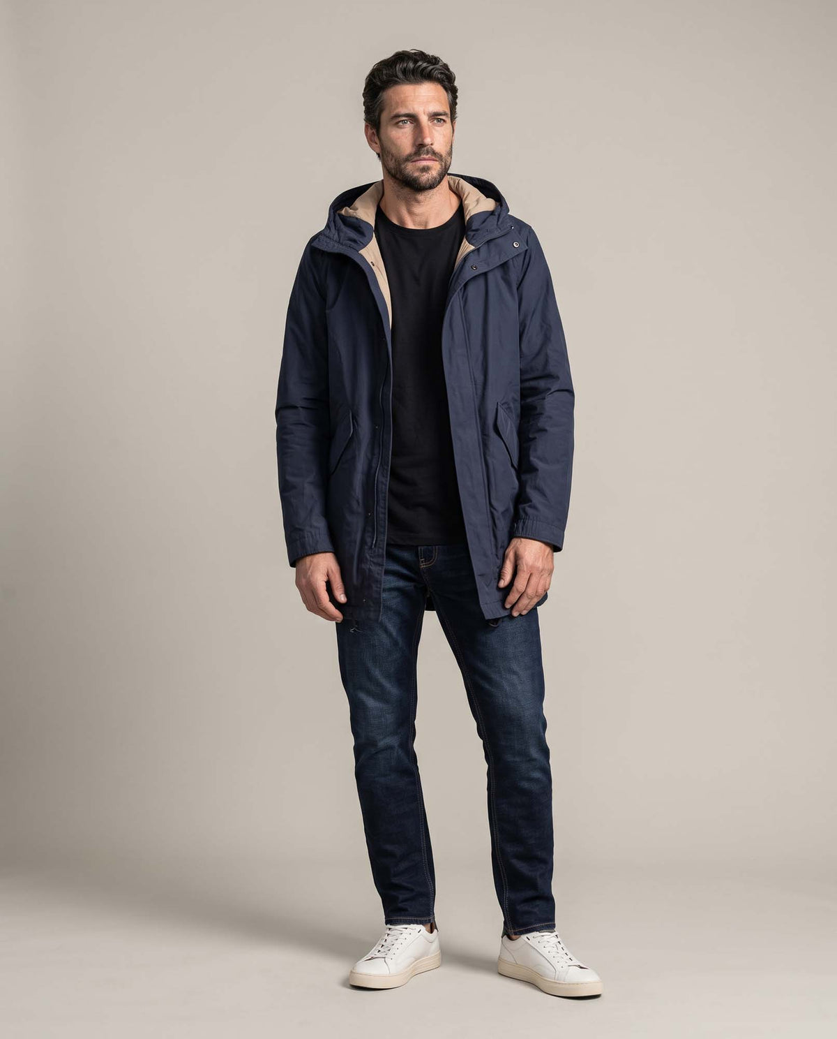 Men´s Hooded Jacket - Blue 63_627D255_AZU194050_4
