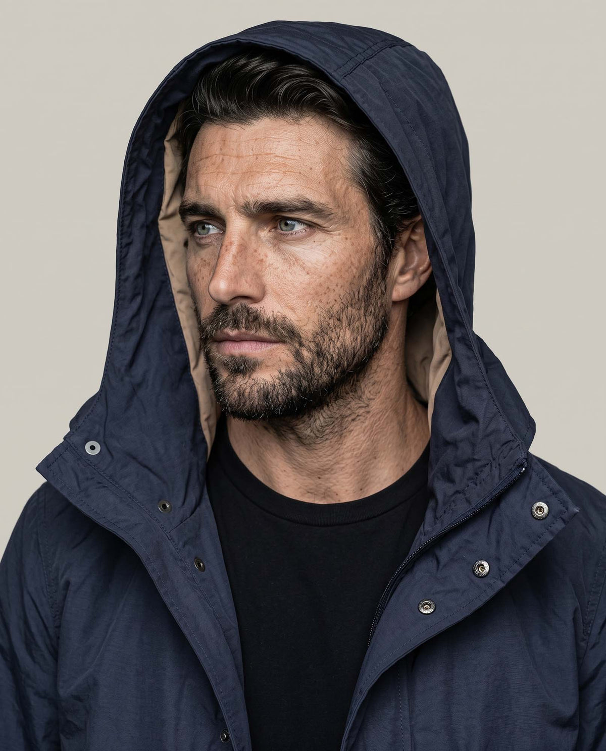 Men´s Hooded Jacket - Blue 63_627D255_AZU194050_5
