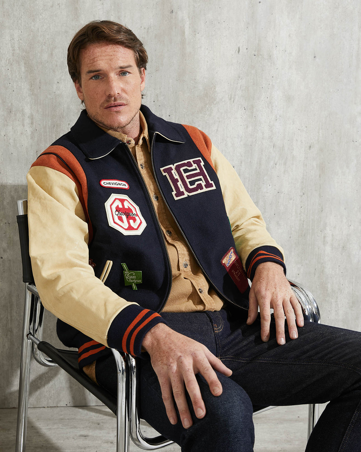 FIFTIES LETTERMAN VARSITY JACKET