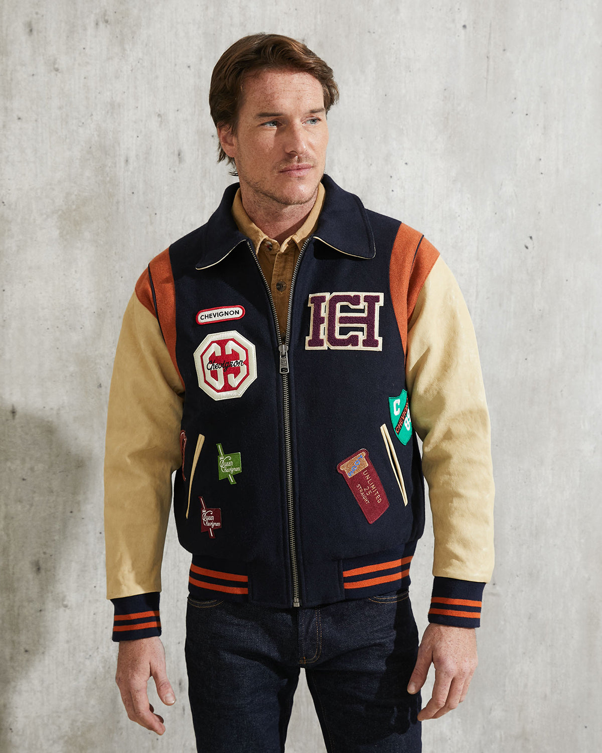 FIFTIES LETTERMAN VARSITY JACKET