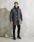 Men's Montgomery Coat Wool Blend Hood - 2