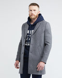 MANTEAU CHESTER EN GRIS