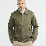 CANVAS COACH JACKET IN GREEN
