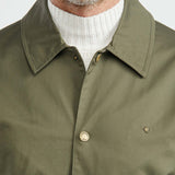 CANVAS COACH JACKET IN GREEN