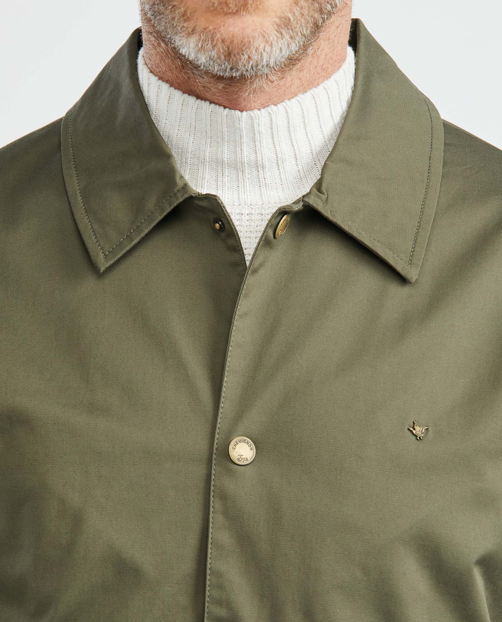 Men's Coach Jacket in Cotton Classic American Preppy - 6