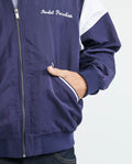 Men's Vintage American Jacket Contrast Sleeves in Polyamide - 4