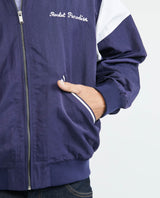 Men's Vintage American Jacket Contrast Sleeves in Polyamide - 4