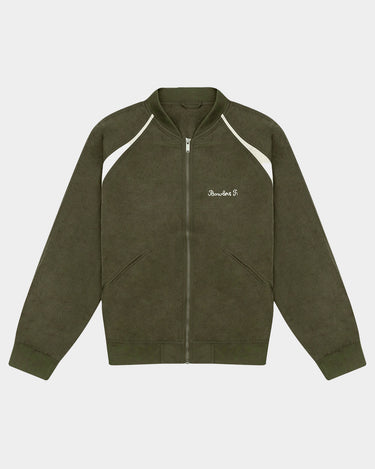 BOWLING TEDDY JACKET IN GREEN