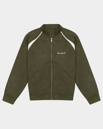 BOWLING TEDDY JACKET IN GREEN