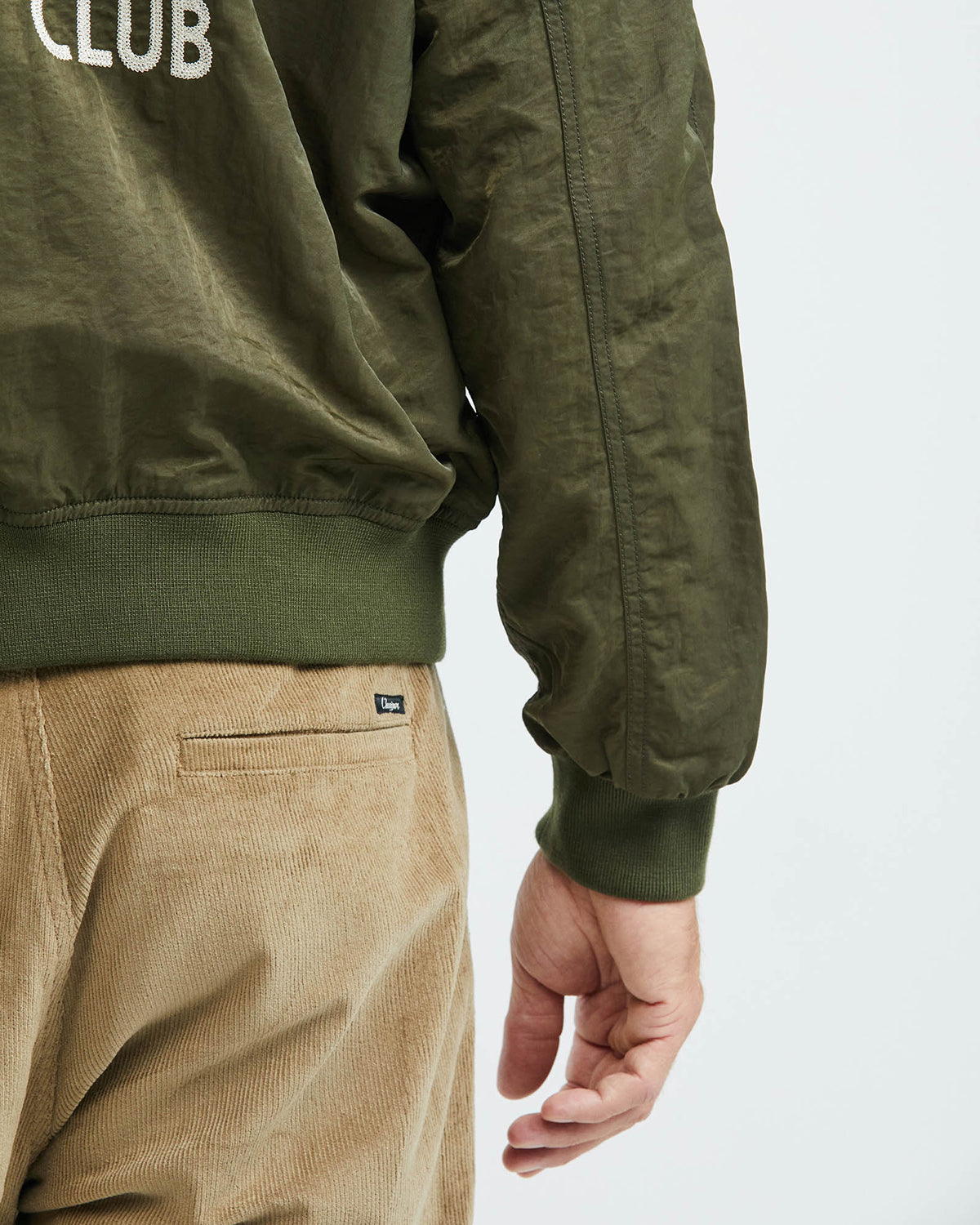 BOWLING TEDDY JACKET IN GREEN