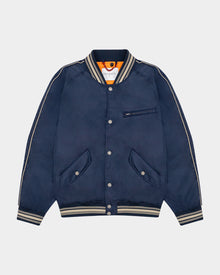 SPORT NYLON BOMBER JACKET IN NAVY