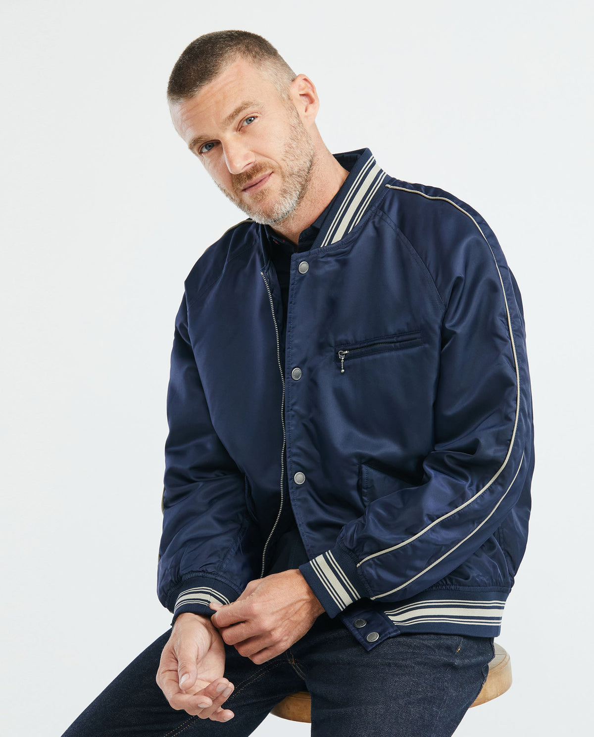 Men´s Bomber Jacket - Blue