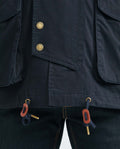 Men's Parka Double-Breasted Hood Golden Buttons - 5