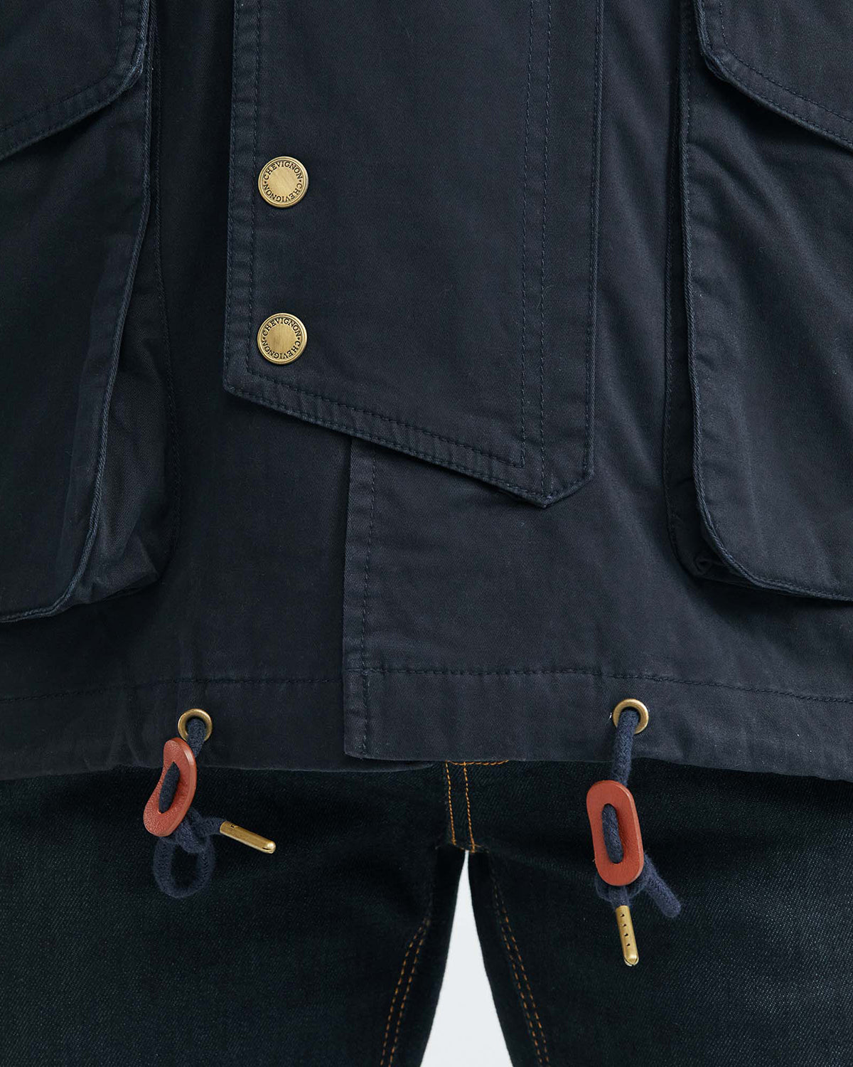 PARKA JACKET IN NAVY