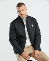 Men's Puffer High Neck Quilted Jacket Removable Sleeves in - 1