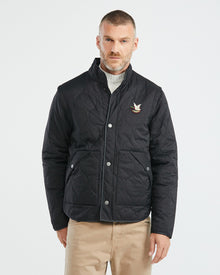 CONVERTIBLE LINING TOGS DOWN JACKET IN BLACK