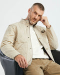 Men's Puffer High Neck Quilted Jacket Removable Sleeves in - 1