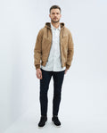 Men´s Goatskin Hoodie Jacket - Beige 63_627E205_BEI160906_3