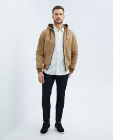 Men´s Goatskin Hoodie Jacket - Beige 63_627E205_BEI160906_3