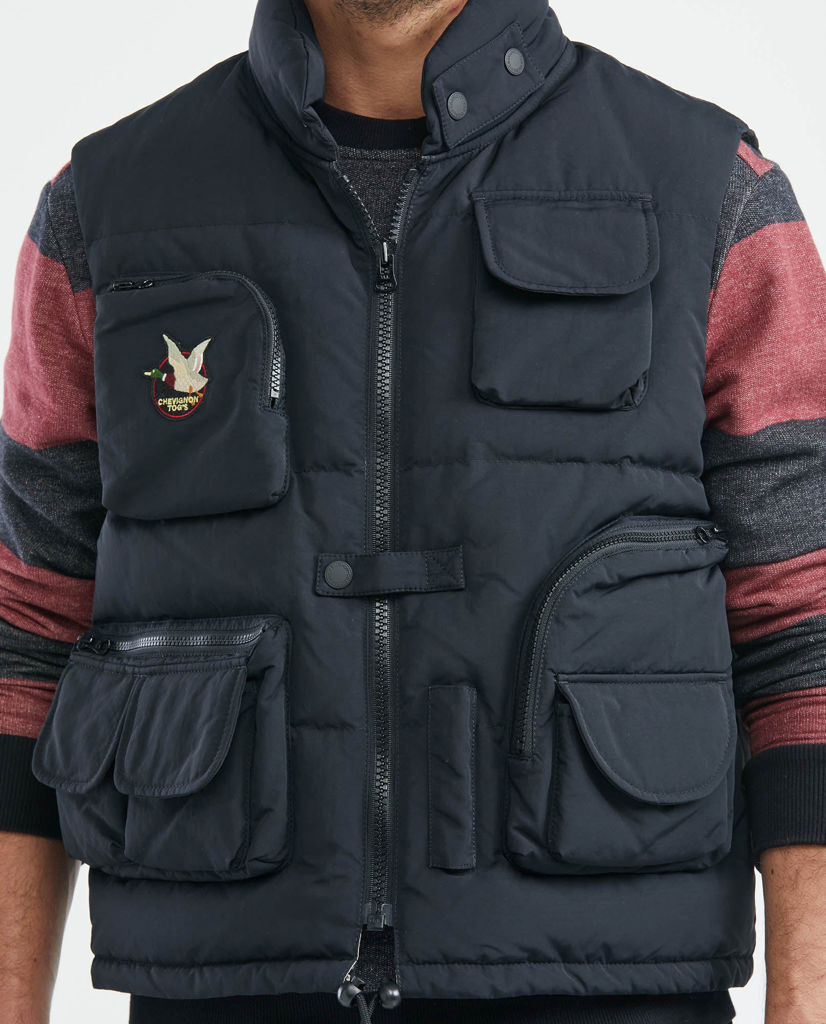 Men's Combat Quilted Jacket in Polyamide Duck Patch - 2