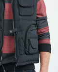 Men's Combat Quilted Jacket in Polyamide Duck Patch - 4