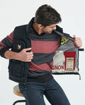 Men's Combat Quilted Jacket in Polyamide Duck Patch - 5