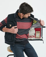 Men's Combat Quilted Jacket in Polyamide Duck Patch - 5