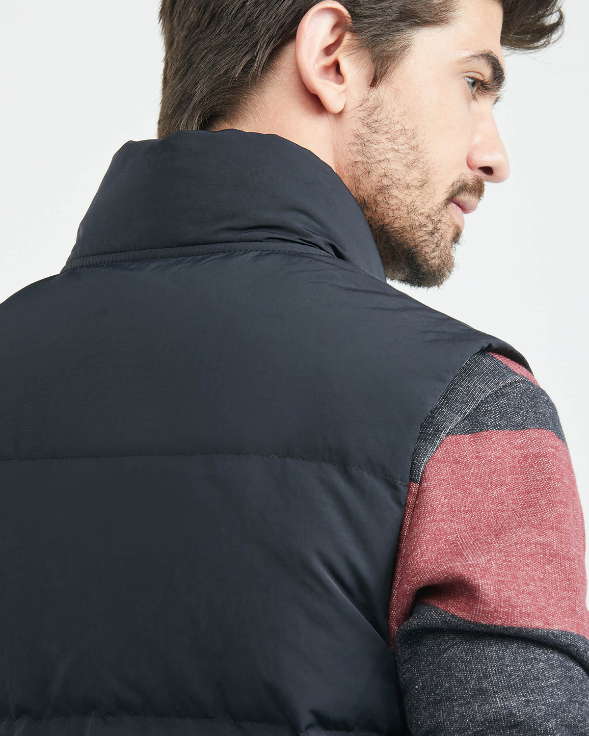 COMBAT TOGS QUILTED VEST IN BLACK